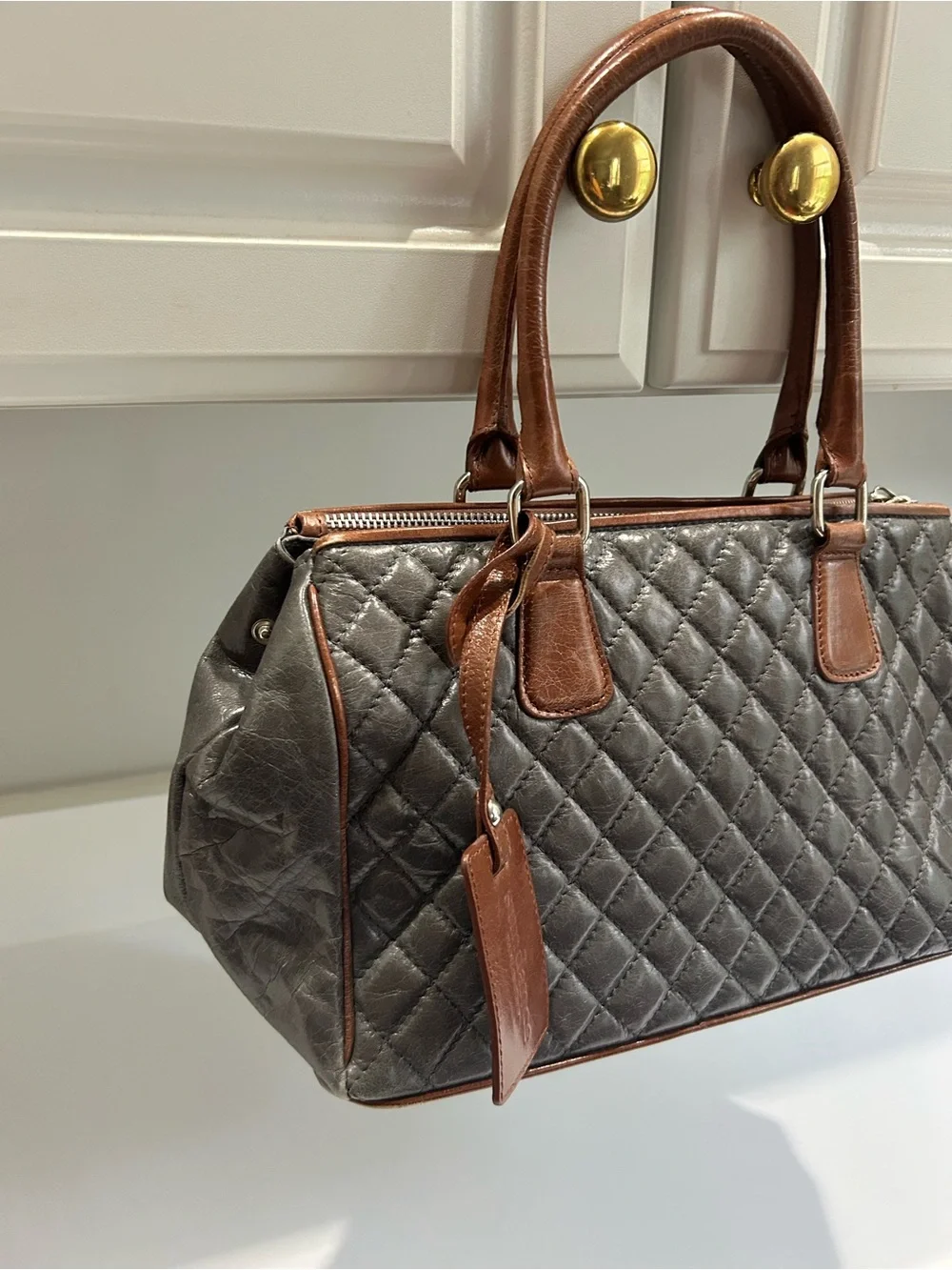 Sundance satchel quilted